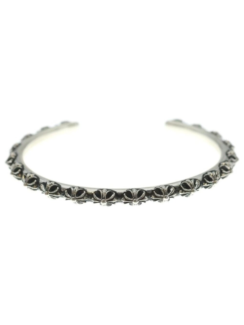 Chrome Hearts Bangle Cross Band Bracelet Silver - Picture 1 of 6